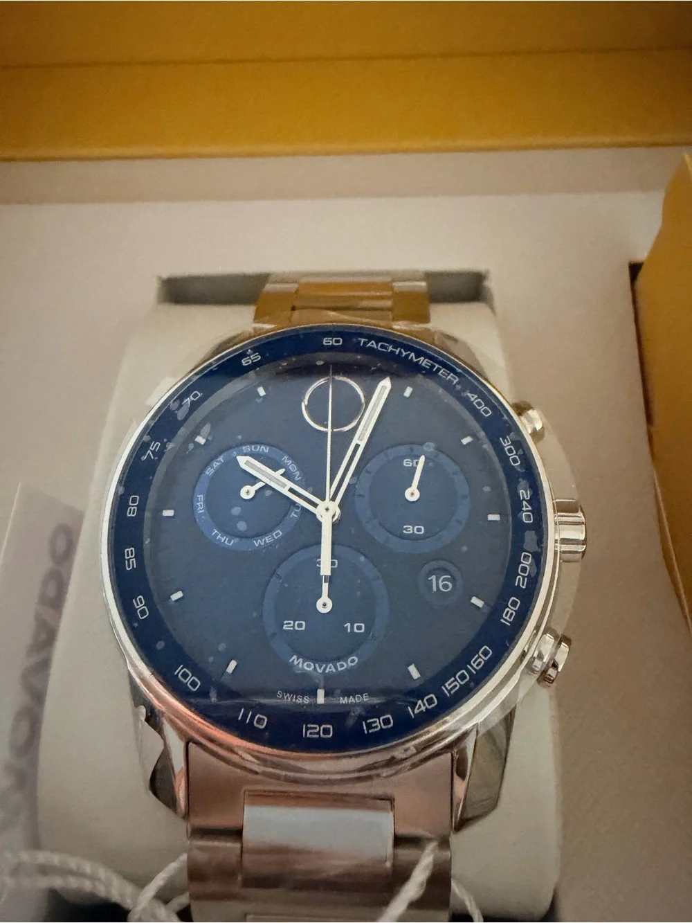 Movado BOLD Verso Chronograph Men’s Watch - Blue Dial